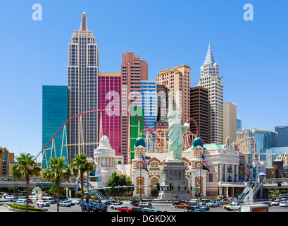 New York-New York Hotel &amp; Casino, Las Vegas Boulevard South (The Strip), Las Vegas, Nevada, USA Stockfoto