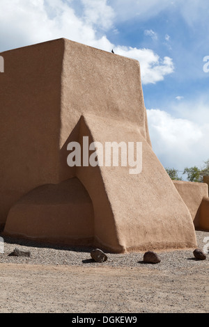 Hintere Fassade des La Iglesia de San Francisco de Asis. Stockfoto