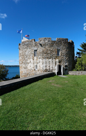 Fort William Henry, Colonial Pemaquid State Historic Site Pemaquid, Maine Stockfoto