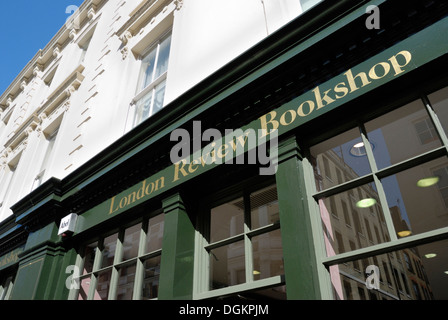 Die London Review Buchhandlung begraben statt. Stockfoto