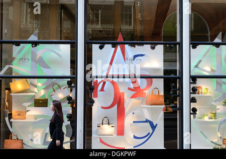 Asprey Juweliere in New Bond Street. Stockfoto