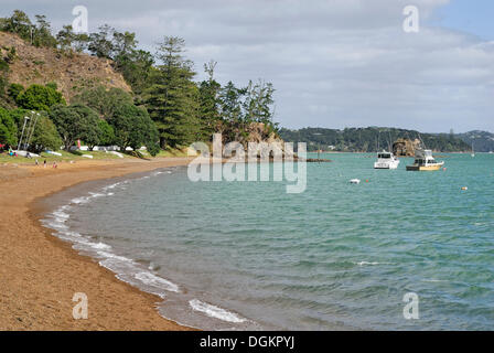 Strand, beach, Russell, Bay of Islands, Nordinsel, Neuseeland Stockfoto