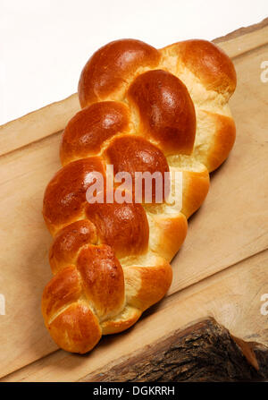 Brot, süße Zopf, Hefe Zopf geflochten Stockfoto