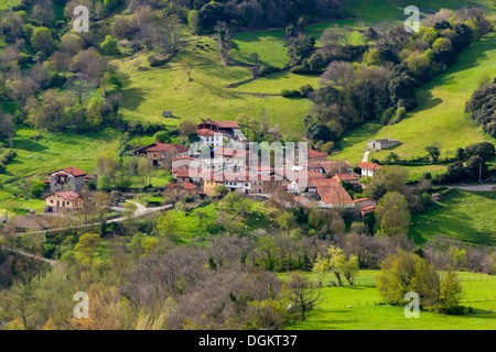 Blick auf das östliche massiv der Nationalpark Picos de Europa. Stockfoto