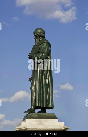 Gutenberg-Denkmal, Mainz, Rheinland-Pfalz Stockfoto