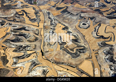 Luftbild, kastilischen Landschaft, Soria, Kastilien und León, Spanien Stockfoto