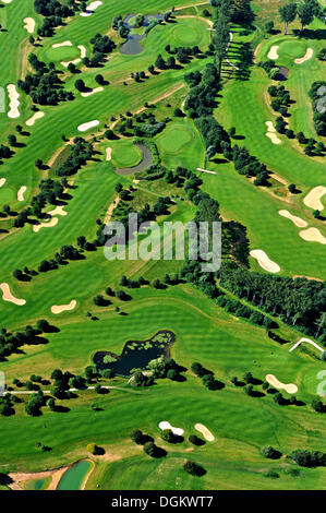 Luftaufnahme, Golf-Club bin Sachsenwald Golfplatz, Dassendorf, Dassendorf, Schleswig-Holstein, Deutschland Stockfoto