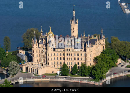 Schweriner Schloss, Schwerin, Schwerin, Mecklenburg-Western Pomerania, Deutschland Stockfoto