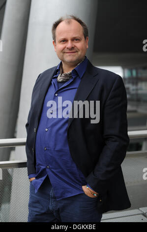 Markus Majowski, auf der 65. Frankfurter Buchmesse in Frankfurt Main, Deutschland, Oktober 2013 Stockfoto