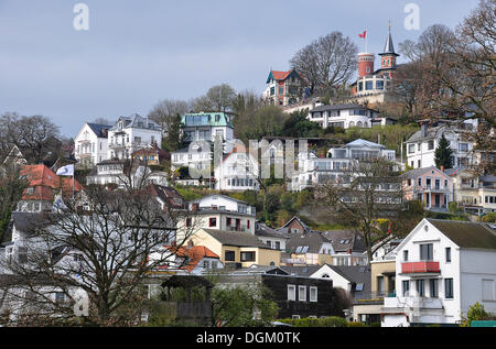 Suellberg Hügel, Stadtteil Blankenese, Hamburg Stockfoto