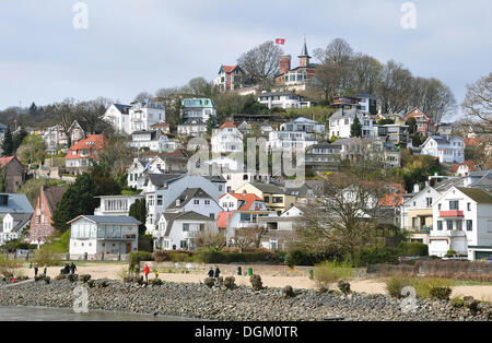 Suellberg Hügel, Stadtteil Blankenese an der Elbe, Hamburg Stockfoto