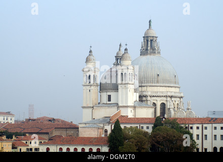 Der Blick auf Venedig von der Fähre Stockfoto