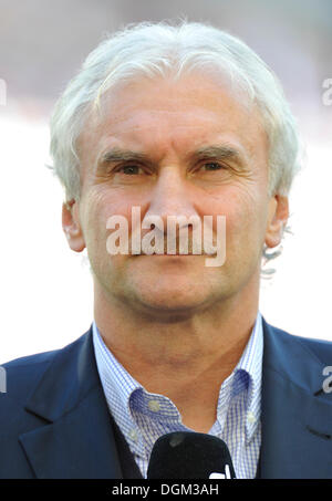 Ex-National-Trainer und Sportdirektor Rudi Voeller, Fußballverein Bayer 04 Leverkusen Stockfoto