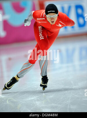 Havard Bokko, Norwegen, Essent ISU World Speedskating Weltmeisterschaften 2011, Inzell Eislauf Stadion, Oberbayern Stockfoto