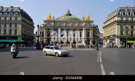 Fassade des Opéra Palais Garnier Oper, Paris, Frankreich, Europa Stockfoto