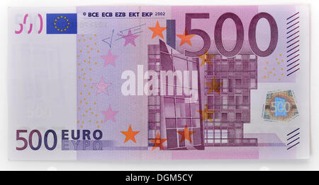 500-Euro-Banknote, vorn Stockfoto