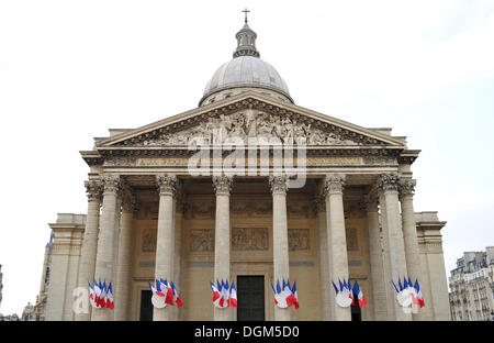 National Hall of Fame Panthéon, Montagne Sainte-Geneviève, Paris, Frankreich, Europa, PublicGround Stockfoto