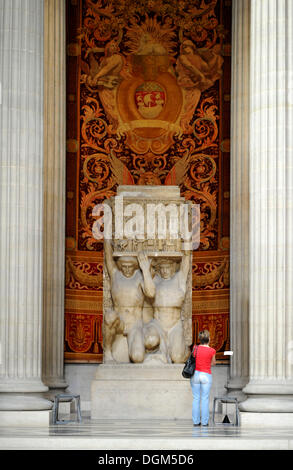 Skulptur von Paul Landowski, National Hall of Fame Panthéon, Montagne Sainte-Geneviève, Paris, Frankreich Stockfoto