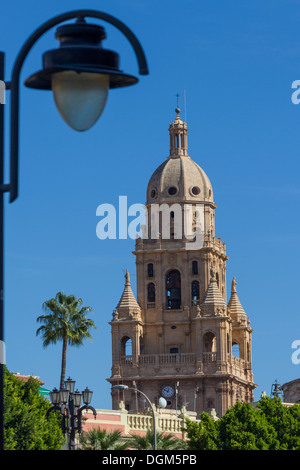 Spanien-Murcia, Santa Maria Kathedrale Glockenturm Stockfoto