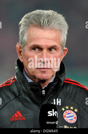 Jupp Heynckes, Trainer des FC Bayern Muenchen, Mercedes-Benz Arena, Stuttgart, Baden-Württemberg Stockfoto