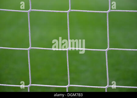 Verrechnung von ein Fußballtor, Deutschland Stockfoto