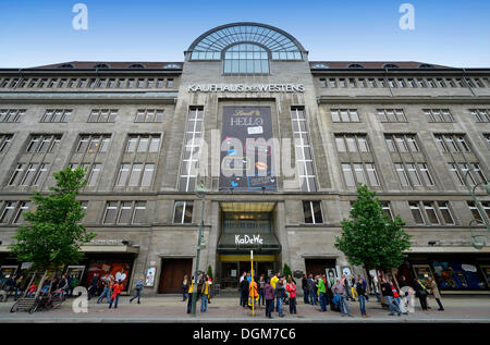 KaDeWe, Kaufhaus des Westens, Kaufhaus, Einkaufszentrum, das größte Kaufhaus Europas, Charlottenburg, Berlin Stockfoto