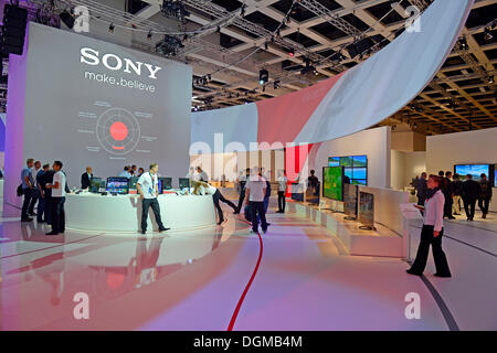 Hall von Sony, Internationale Funkausstellung, IFA, 2012, Berlin Stockfoto