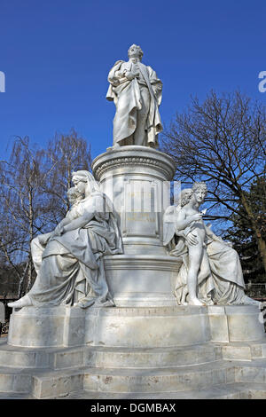 Denkmal für Johann Wolfgang von Goethe, Tiergarten, Berlin Stockfoto