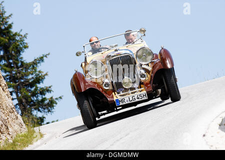 Lagonda LG 45 Rapide, gebaut im Jahre 1937 von Mt. Stoderzinken, anständige Ennstal Classic 2009-Rallye, Groebming, Steiermark, Österreich Stockfoto