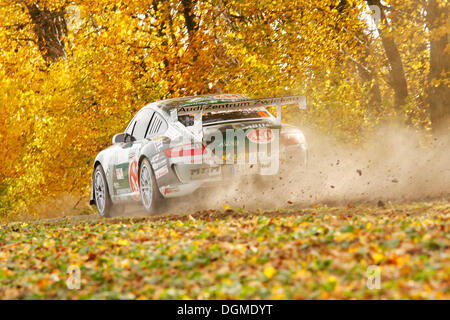 996 911 Porsche GT3 RS, Rallye Stehr Rallyesprint 2010, Hessen Stockfoto