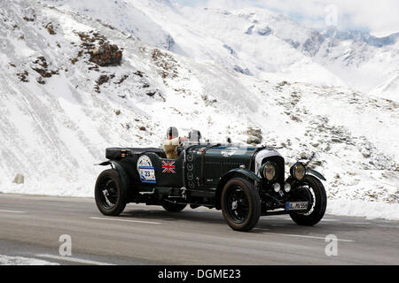 Bentley Le Mans 4.5, gebaut im Jahre 1929, International Großglockner Grand Prix 2012, Oldtimer-Berg Rallye Stockfoto