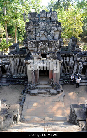 Gopuram der Tempel Ta Keo, Angkor, UNESCO-Weltkulturerbe, Siem Reap, Kambodscha, Südostasien, Asien Stockfoto