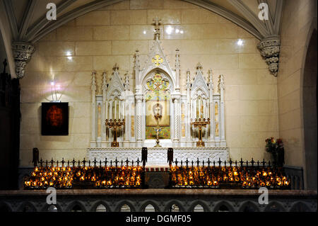 Seitenaltar der St. Patricks Kathedrale, Manhattan, New York City, New York, Vereinigte Staaten von Amerika, USA, Nordamerika Stockfoto