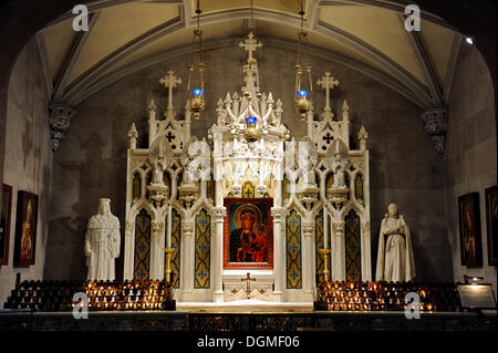 Seitenaltar der St. Patricks Kathedrale, Manhattan, New York City, New York, Vereinigte Staaten von Amerika, USA, Nordamerika Stockfoto