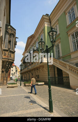 Blick auf die Straße, Prag, Tschechische Republik, Europa Stockfoto