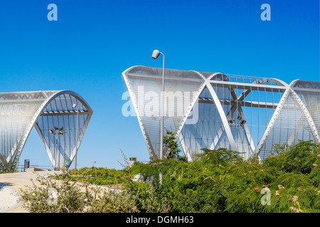 Arganzuela Brücke in Madrid City, Spanien, Europa Stockfoto