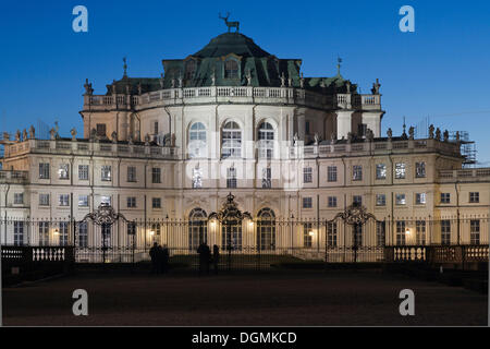 Barocke Jagdschloss Palazzina di Caccia di Stupinigi von den Herzögen von Savoyen, erbaut von dem Hofarchitekten Filippo Juvarra Stockfoto