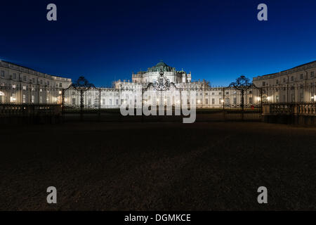 Barocke Jagdschloss Palazzina di Caccia di Stupinigi von den Herzögen von Savoyen, erbaut von dem Hofarchitekten Filippo Juvarra Stockfoto