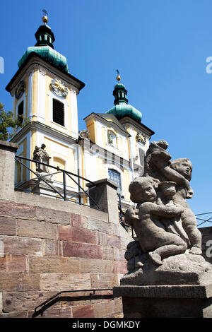 Kirche von St. Johann in Donaueschingen, Schwarzwald-Baar-Kreis, Schwarzwald, Baden-Württemberg, PublicGround Stockfoto