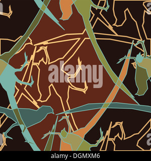 Bunte Fasan Swatch Stockfoto