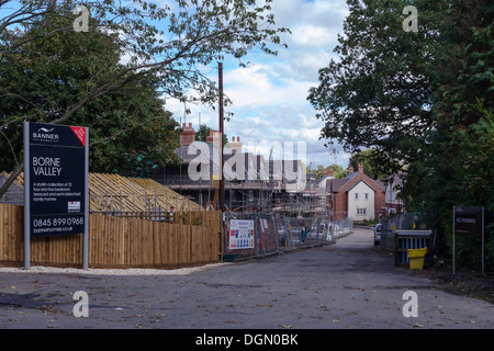 Neuer Vorstand Häuser gebaut in Borne Valley auf dem Moorpool Anwesen in Harborne, birmingham Stockfoto