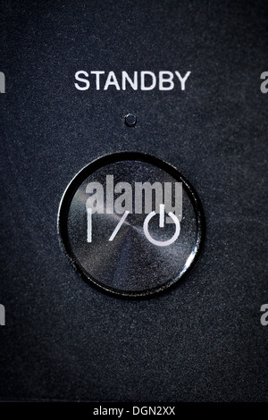 Standby on/off-Taste Stockfoto