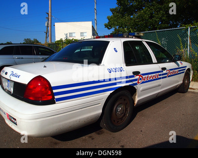 Detroit Police Department Auto, Detroit, Michigan, USA Stockfoto