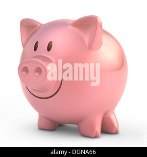 Sparschwein mit Clipping-Pfad enthalten. Stockfoto