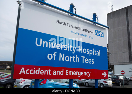 University Hospital von North Tees. Hardwick, Stockton on Tees, England, Vereinigtes Königreich Stockfoto