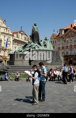 Altstädter Ring. Staromestske Namesti, Prag, Tschechische Republik, Europa Stockfoto