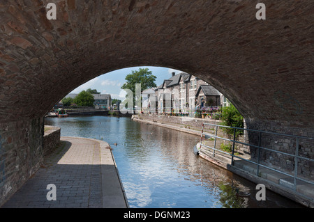 Monmouthshire und Brecon Canal Powys Stockfoto