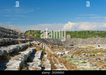 Stadion, Ausgrabungen in Perge, Antalya, türkische Riviera, Türkei Stockfoto