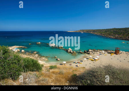 Konnos Beach in Ayia Napa und Protaras, Süd-Zypern, Zypern Stockfoto