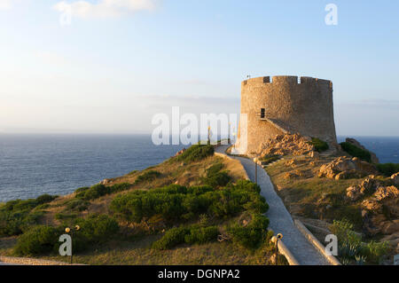 Torre di Langosardo Turm in Santa Teresa di Gallura, Sardinien, Italien, Europa Stockfoto